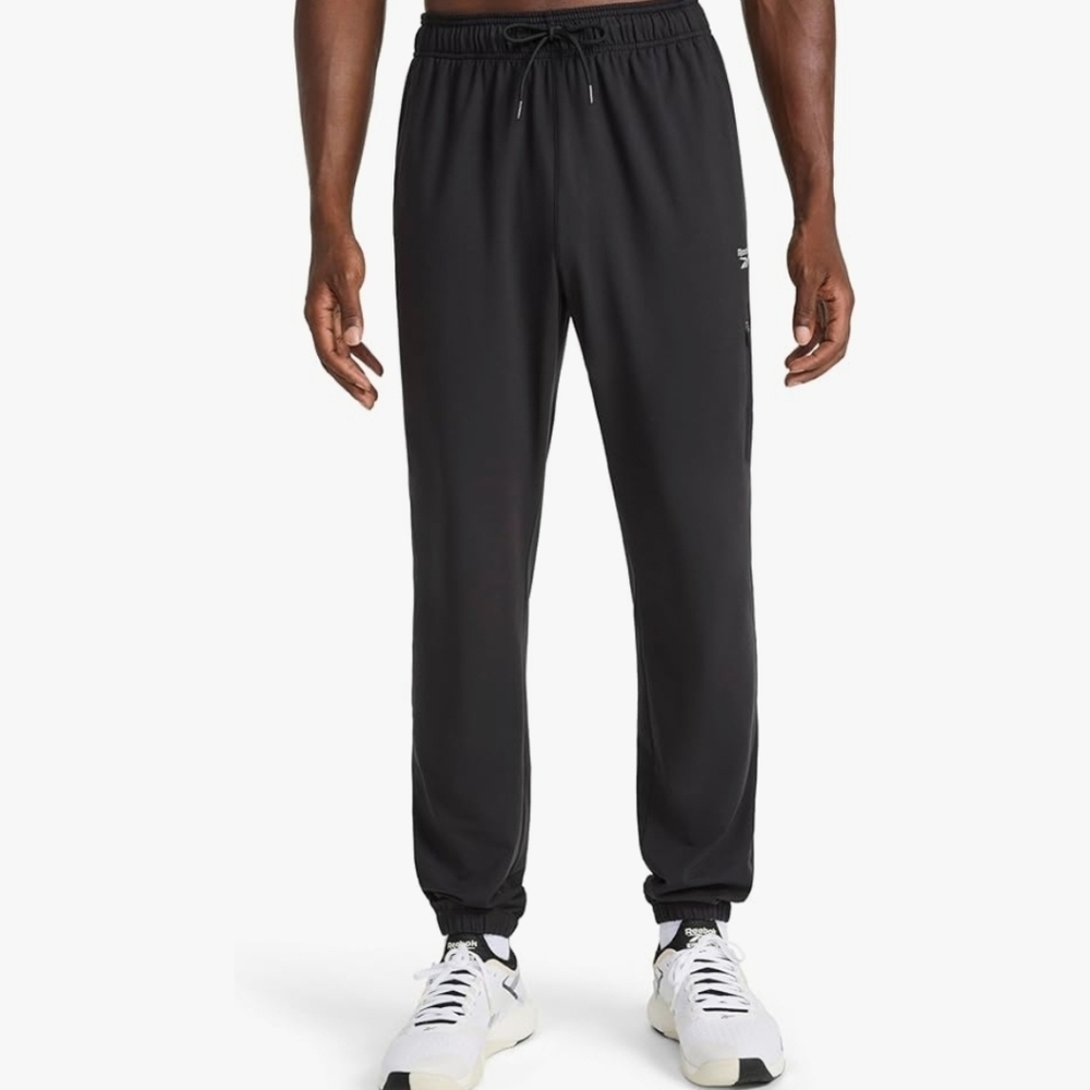 NWT Reebok Slam Dunk Cinch Pant Standard Fit Jersey Mens L Sweatpants Lounge 😀